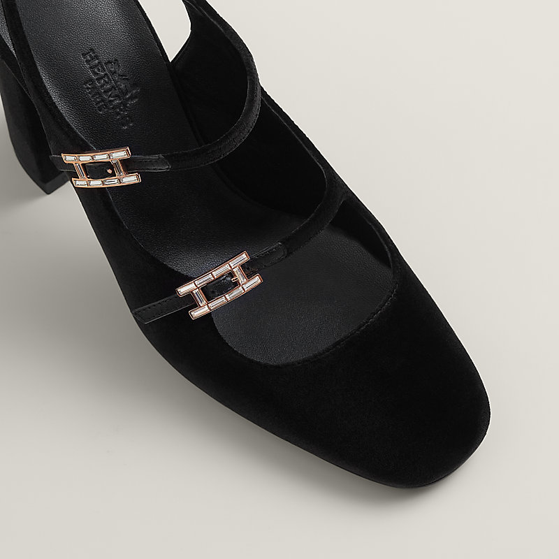 Jackie 90 pump - Black | Hermès Mainland China
